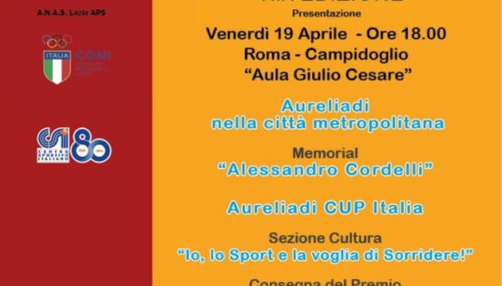 Arrivano le Aureliadi