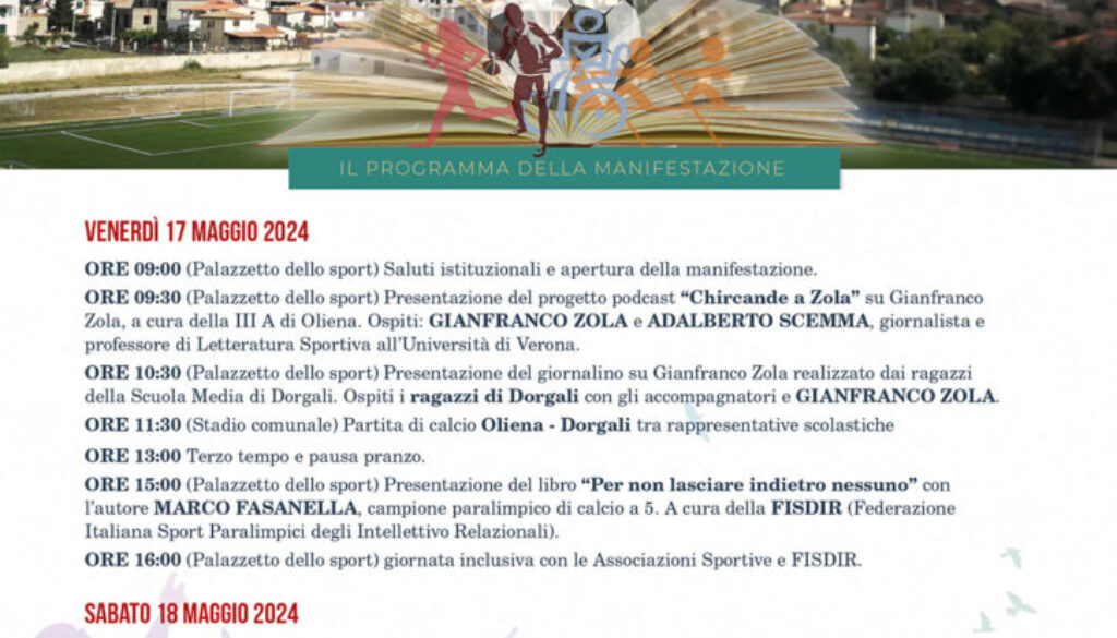 3a edizione per Leggere lo Sport