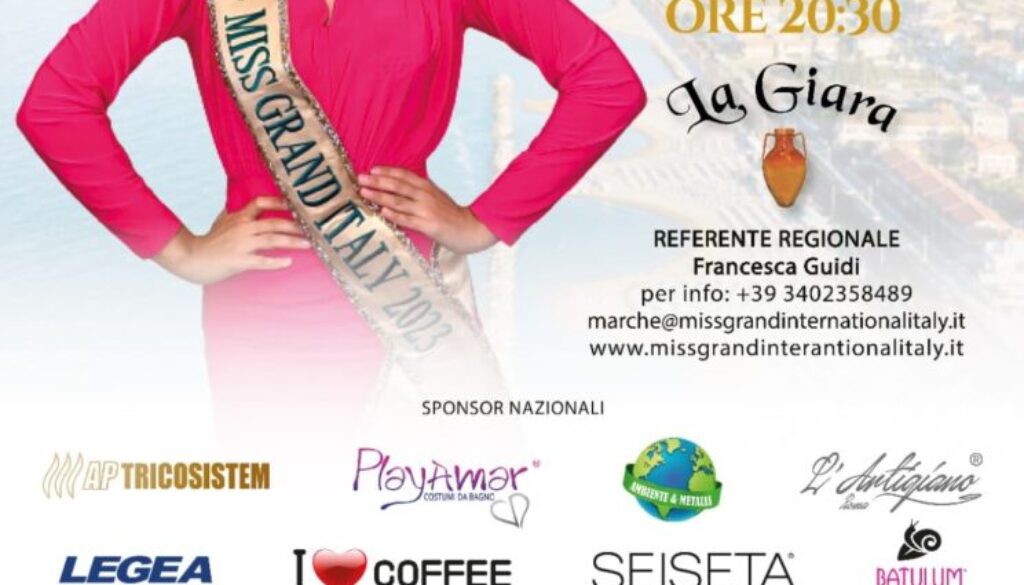 Torna Miss Grand Marche