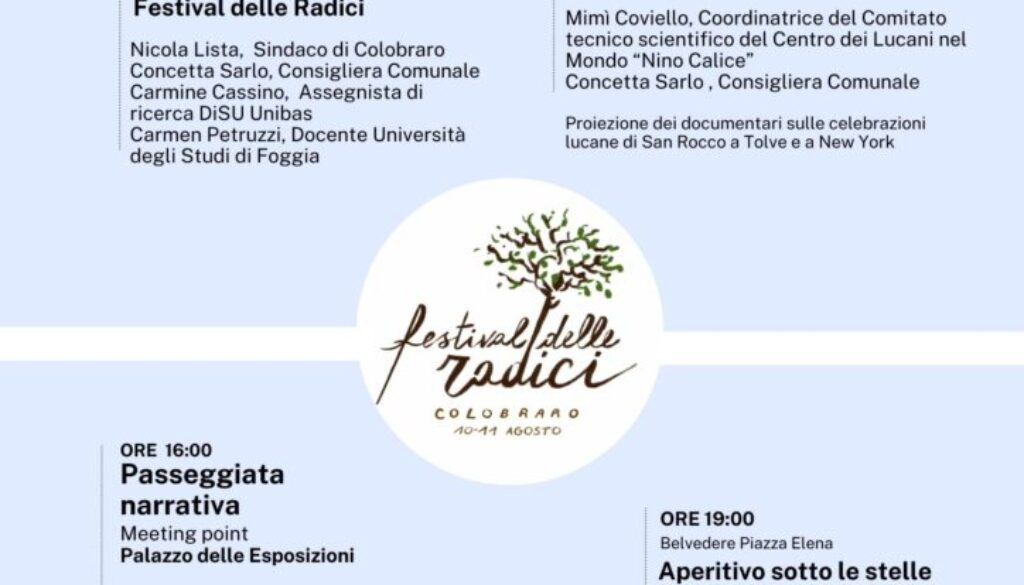 Festival delle Radici a Colobraro