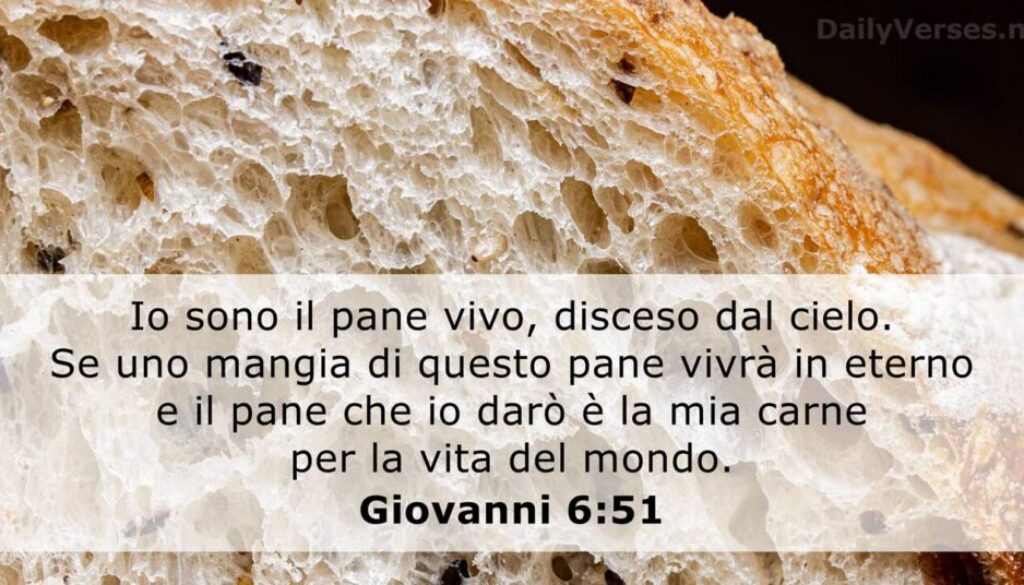 Il pane che io darò è la mia carne