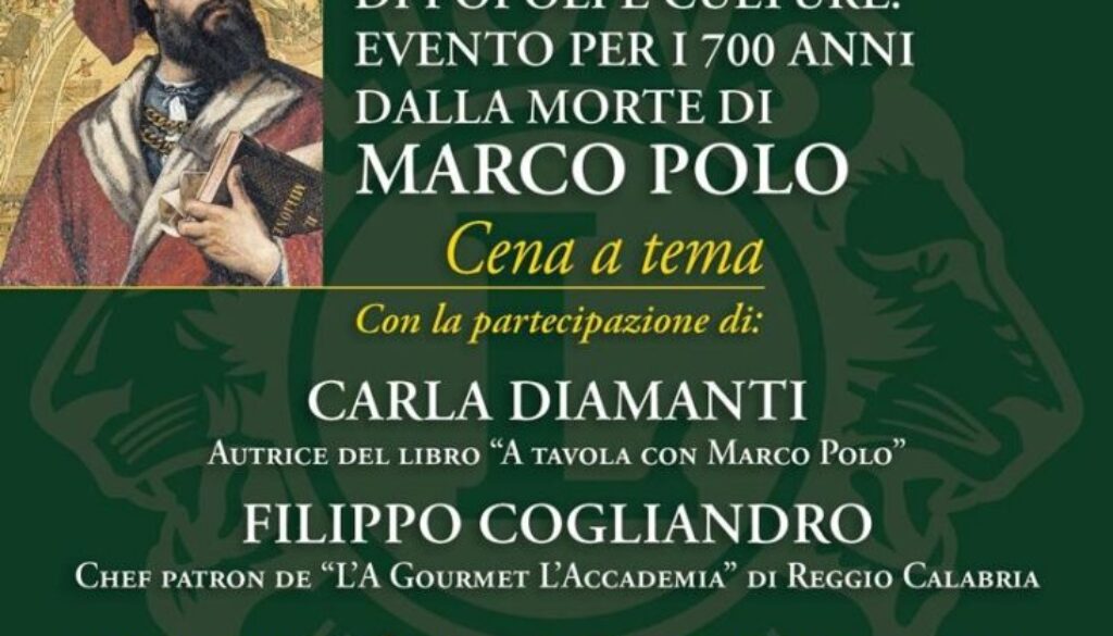 A tavola con Marco Polo