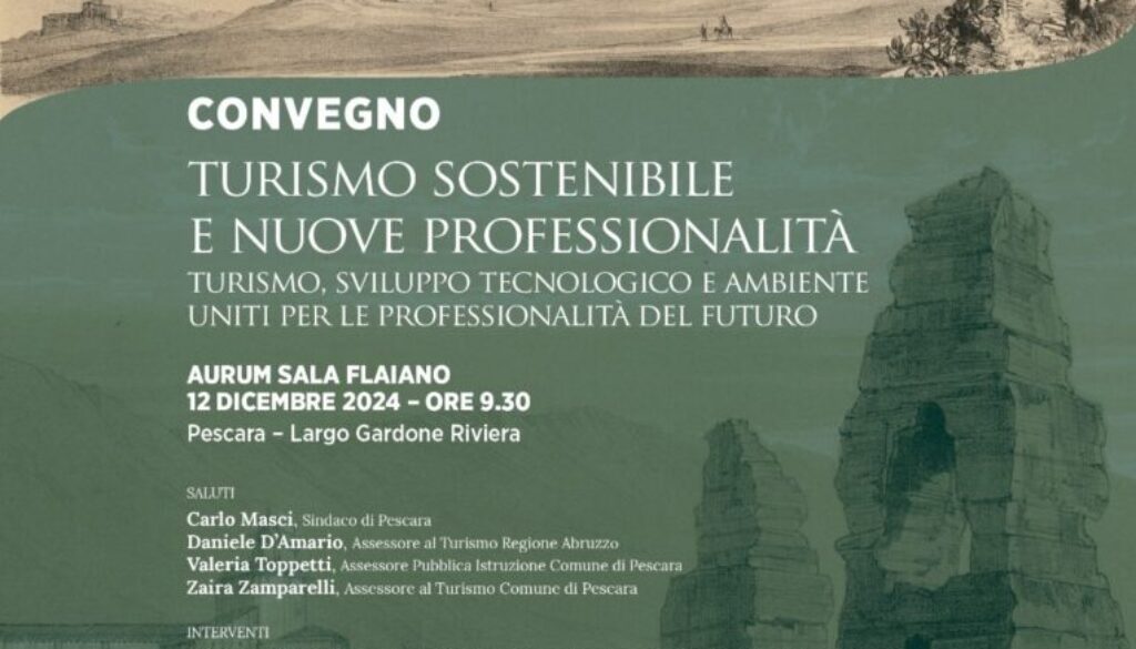 Convegno Turismo sostenibile e nuove professionalità