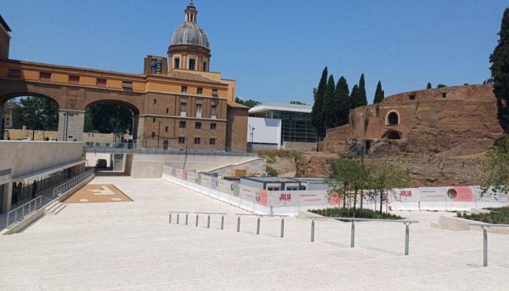 Inaugurata Piazza Augusto Imperatore