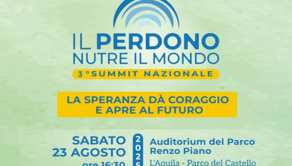 Il Perdono Nutre il Mondo, 3a edizione