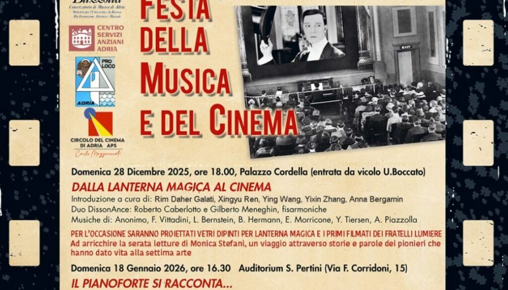 Gemellaggio tra Padova e Adria per i 130 anni del Cinema
