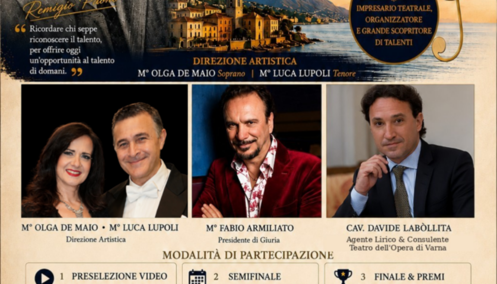 I Concorso Internazionale di Canto Lirico “Remigio Paone”