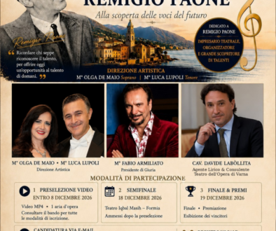 I Concorso Internazionale di Canto Lirico “Remigio Paone”