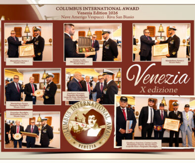 All’Amerigo Vespucci il COLUMBUS INTERNATIONAL AWARD
